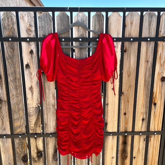 MAJORELLE Gerald Mini Dress in Red - Picture 5 of 8